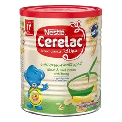 سرلاک گندم و تکه های میوه با عسل قوطی 400 گرم Nestle - 1.128.961 ریال -  - فیما مارکت