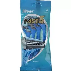 تیغ چند بار مصرف 3لبه فست 3سیلور (پک 4عددی) - 955.456 ریال -  - فیما مارکت