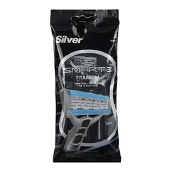 تیغ چند بار مصرف 3لبه اسمارت 3سیلور (پک 4 عددی) - 955.456 ریال -  - فیما مارکت