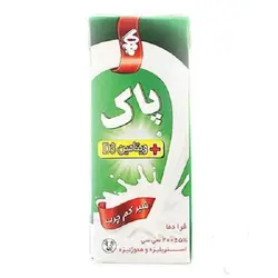 شیر استریل 200 سی سی کم چرب ویتامین D پاک - 82.132 ریال -  - فیما مارکت