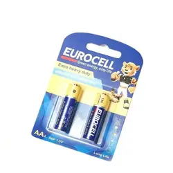 باتری کربن زینک  قلمی 2 عددی EUROCELL - 101.142 ریال -  - فیما مارکت