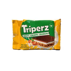 ویفر فندق روکش شکلات شیری  25 گرم Triperz - 59.558 ریال -  - فیما مارکت