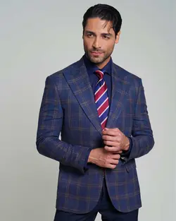 کت تک مردانه چهارخانه اسلب - فروشگاه فایو