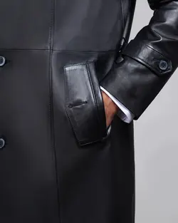 کاپشن چرم مردانه فایو - فروشگاه فایو