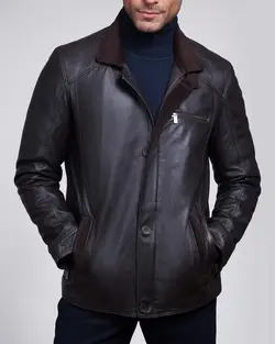 کاپشن چرم مردانه فایو - فروشگاه فایو