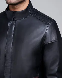 کاپشن چرم مردانه فایو - فروشگاه فایو