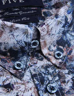 پیراهن آستین کوتاه هاوایی مردانه فایو - فروشگاه فایو