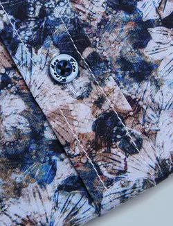 پیراهن آستین کوتاه هاوایی مردانه فایو - فروشگاه فایو