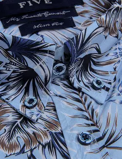 پیراهن آستین کوتاه هاوایی مردانه فایو - فروشگاه فایو