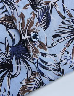 پیراهن آستین کوتاه هاوایی مردانه فایو - فروشگاه فایو