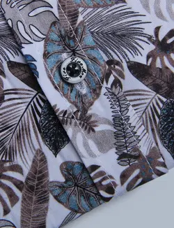 پیراهن آستین کوتاه هاوایی مردانه فایو - فروشگاه فایو