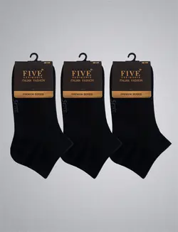 جوراب مردانه فایو پک سه تایی کد 7031