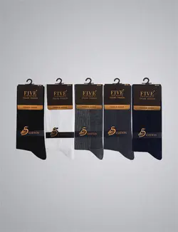 جوراب مردانه فایو پک پنج تایی کد 4005