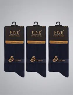 جوراب مردانه فایو پک سه تایی کد 7024