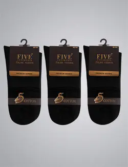 جوراب مردانه فایو پک سه تایی کد 7016