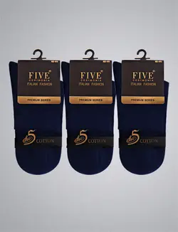 جوراب مردانه فایو پک سه تایی کد 7012