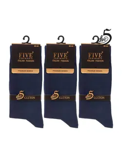 جوراب مردانه ساق دار فایو مدل 1591592 پک سه تایی