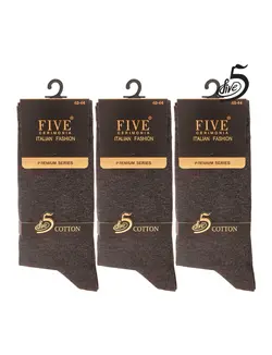جوراب مردانه ساق دار فایو مدل 1591594 پک سه تایی