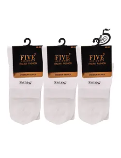 جوراب مردانه نیم ساق فایو کد 159159112 پک سه تایی