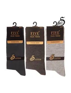 جوراب مردانه ساق دار فایو مدل 1591598 پک سه تایی