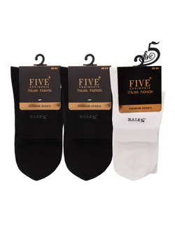 جوراب مردانه نیم ساق فایو کد 159159116 پک سه تایی