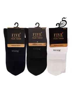 جوراب مردانه نیم ساق فایو کد 159159115 پک سه تایی