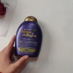 شامپو بیوتن و کلاژن او جی ایکس ogx biotin and collagen shampoo