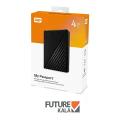 هارد اکسترنال وسترن دیجیتال مدل MY PASSPORT ظرفیت 4 ترابایت