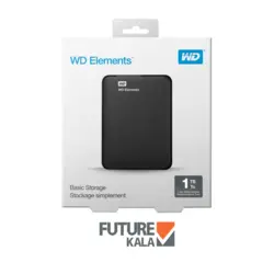هارد اکسترنال وسترن دیجیتال مدل Elements ظرفیت 1 ترابایت