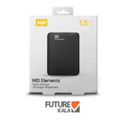 هارد اکسترنال وسترن دیجیتال مدل Elements ظرفیت 1.5 ترابایت