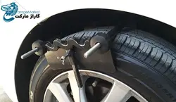 اهرم چرخ تکیه گاه میله صافکاری بدون رنگ مدل GM-SACH01