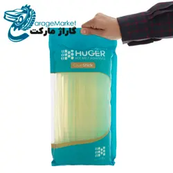 چسب حرارتی زرد صافکاری هوگر یک کیلوگرمی مدل HUGER-HMA-Y01