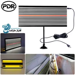 پنل نور LED پرتابل USB صافکاری سوپر پی دی آر مدل سفید خطی