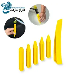 قلم نیش خوابان و ابزار لای دری 6 پارچه صافکاری