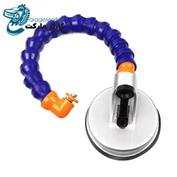 پایه مفصلی وکیومی قاپکی پنل نور صافکاری مدل 4.5 اینچ