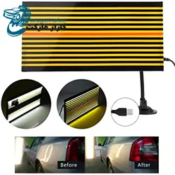 پنل نور LED پرتابل USB صافکاری بدون رنگ سوپر پی دی آر مدل زرد خطی