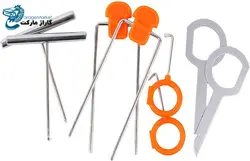 خار باز کن فلزی و پلاستیکی 12 پارچه مدل HF-007