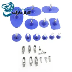 سری چسبی پیچی پهن 12 پارچه حرفه ای صافکاری بدون رنگ PDR