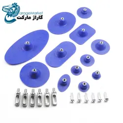 سری چسبی پیچی پهن 12 پارچه حرفه ای صافکاری بدون رنگ PDR