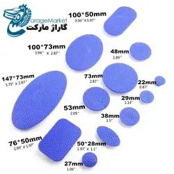 سری چسبی پیچی پهن 12 پارچه حرفه ای صافکاری بدون رنگ PDR