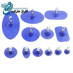سری چسبی پیچی پهن 12 پارچه حرفه ای صافکاری بدون رنگ PDR