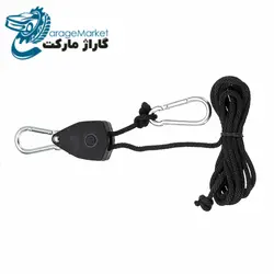 طناب جغجغه 2 عددی قابل تنظیم صافکاری مدل Rope Ratchet Hanger 1/8in