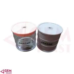 قوطی حبوبات 400 سی سی بشکه ای آریسام