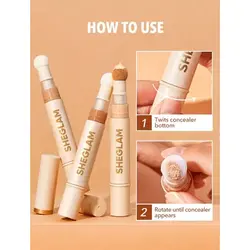 کانسیلر شیگلم مدل COMPLEXION BOOST CONCEALER - فروشگاه آرایشی و بهداشتی قرمزگلی