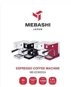 اسپرسوساز مباشی مدل ME-ECM 2024 / گارانتی 18 ماهه شرکتی