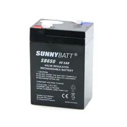 باتری لید اسید سانی بت 6 ولت 5 آمپر | فروشگاه اینترنتی جی لایت