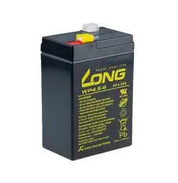 باتری شارژی لید اسید لانگ 6 ولت 4.5 آمپر