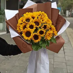 دسته گل 20 شاخه آفتابگردان