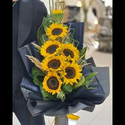 دسته گل شیک آفتابگردان