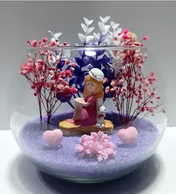 تراریوم بنفش اشراف و دختر شیرین(ترکیه)